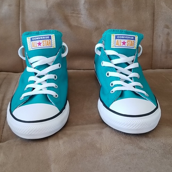 Turbo Green Converse Shoes - Picture 3 of 8